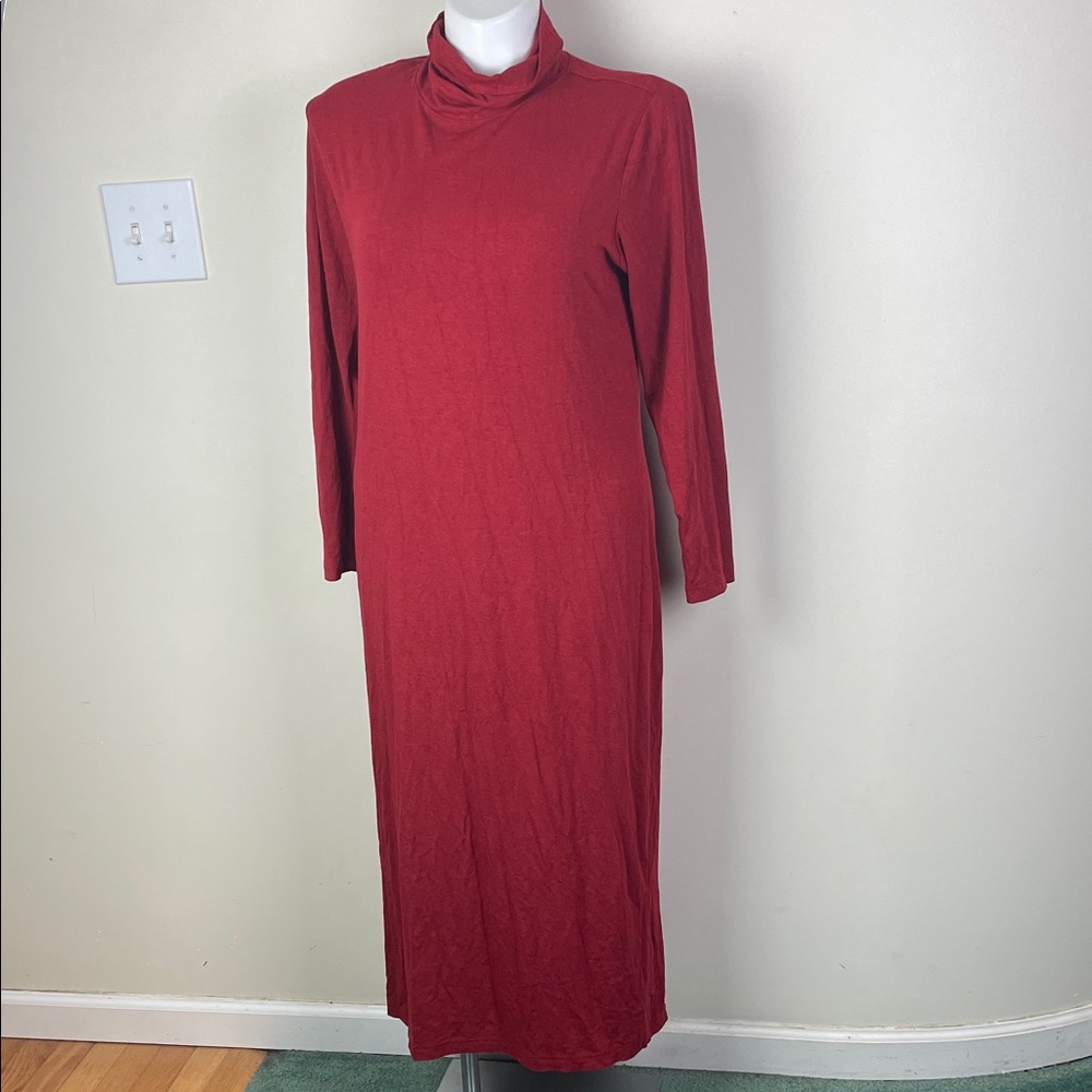 Vintage Norm Thompson Long Sleeve Turtleneck Dress